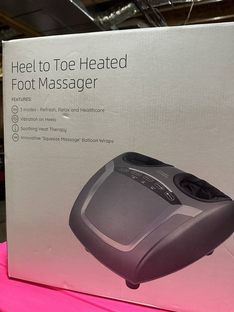 Hammacher Best Heel Toe Heated Heat Foot Massager