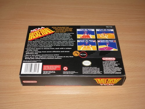 NCAA BASKETBALL SNES SUPER NINTENDO SPIEL NTSC VERSION in MINT - Picture 6 of 6