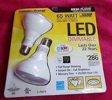 BRAND NEW Feit LED Dimmable BR30 Flood Bulbs 65 Watt Replacement 2-Pack