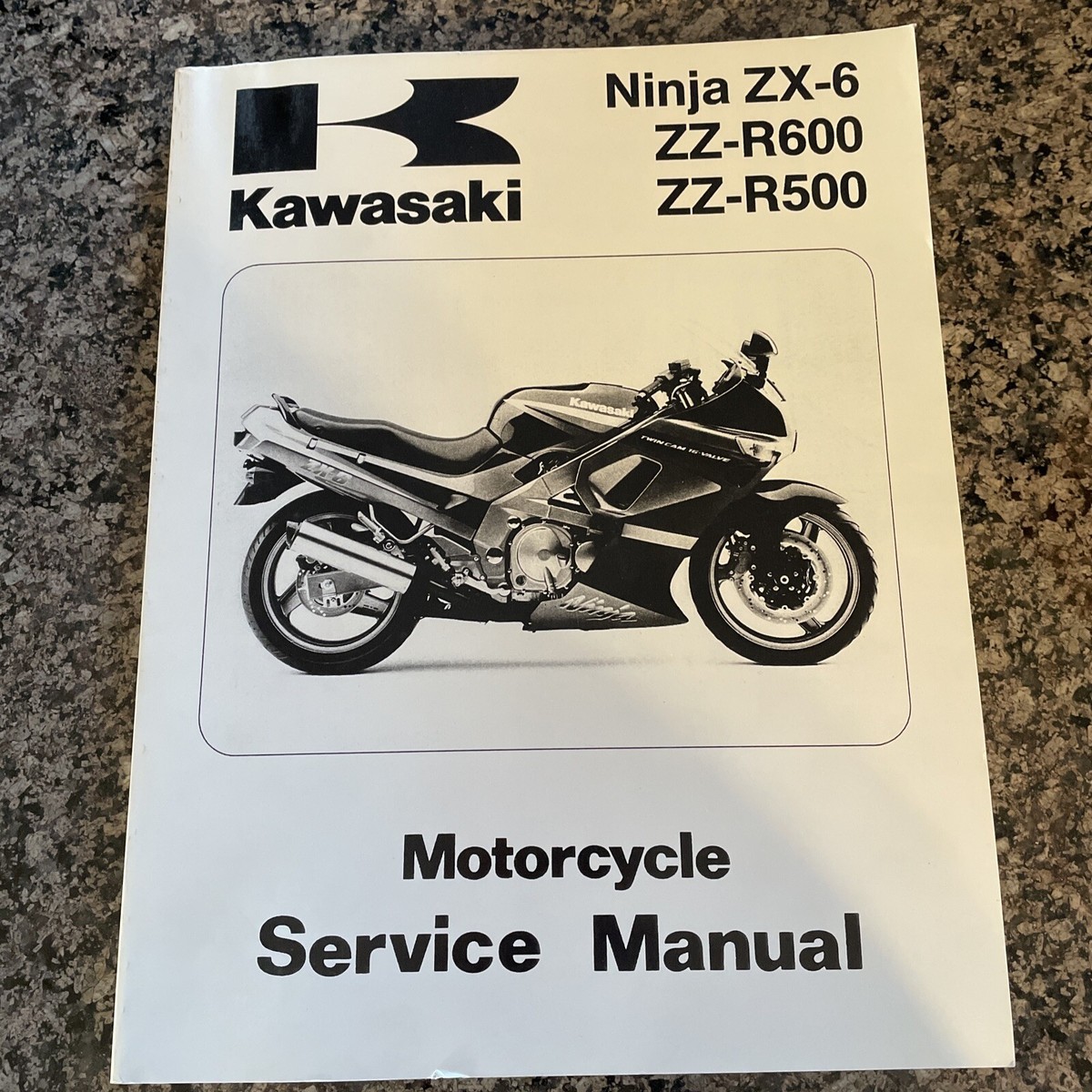 1990-1993 Ninja ZX6 Original OEM Kawasaki Motorcycle Service