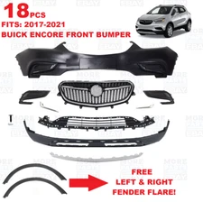 For Buick Encore 2017-2021  Front Bumper Cover Grille Assembly  Kit Set