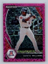 2021 Panini Prizm Draft Picks #PDP106 Donta' Williams Pink Velocity Prizm