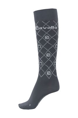 Cavallo SURA Unisex Knee High Socks Shadow Grey Sportswear FS 23
