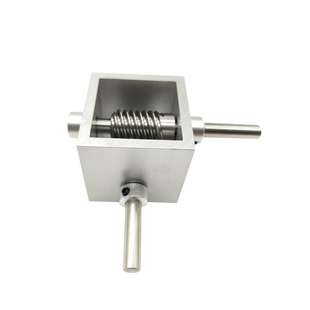 5:1 Right Angle Worm Gearbox 90° Angle Drive Steering Gear