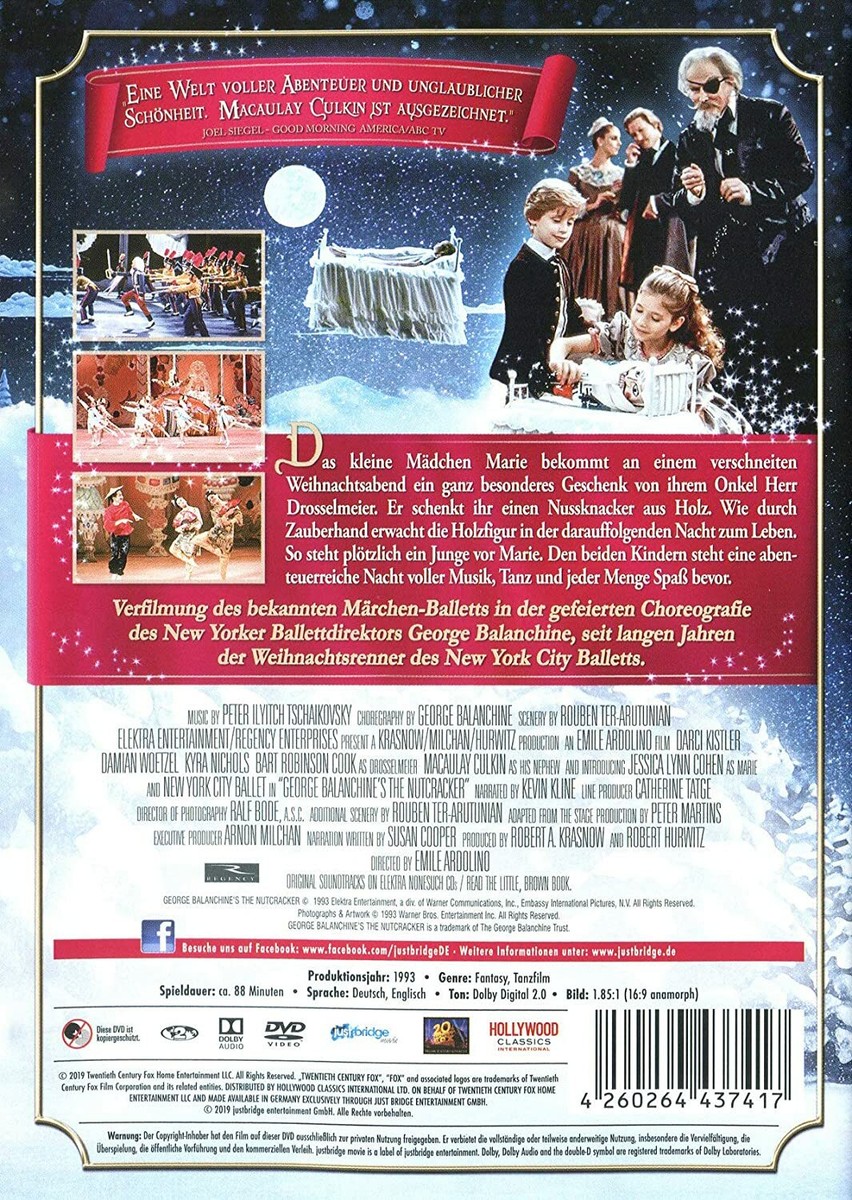 THE NUTCRACKER *1993 Darci Kistler / Macaulay Culkin* NEW