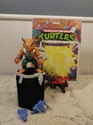 TMNT TEENAGE MUTANT NINJA TURTLES 1990 TRICERATON 100% COMPLETE