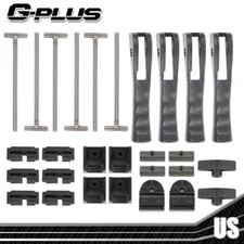 4Pcs Universal Replace Parts Fit For Hard/Soft Folding Tonneau Cover Rear Clamps