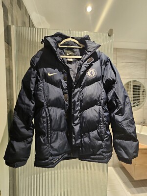 Nike Storm fit Chelsea FC puffer jacket Navy Blue medium player
