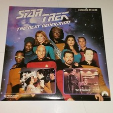 STAR TREK THE NEXT GENERATION Episodes 85  86 LaserDisc Laser Video Disc