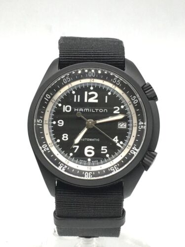 HAMILTON Khaki Pilot Pioneer H804850 Automatic Men's Watch Analog from Japan - Afbeelding 1 van 7