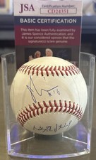 Shinnosuke Ogasawara Signed Baseball Washington Nationals Autographed Kanji JSA