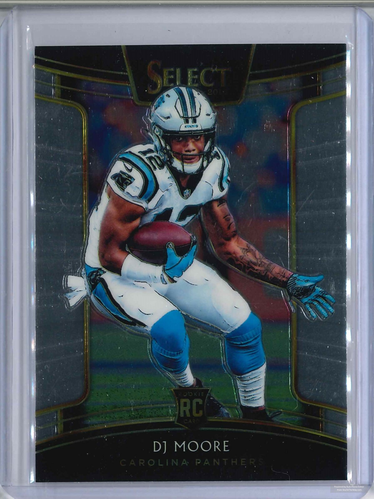 DJ Moore 2018 Panini Select Football Rookie #84 Concourse RC Carolina Panthers