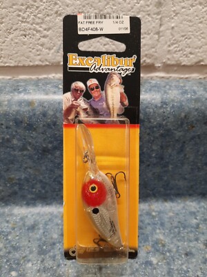 Excalibur Advantage Bill Dance Jimmy Houston Fat Free Shad Fry BD4F Floating 