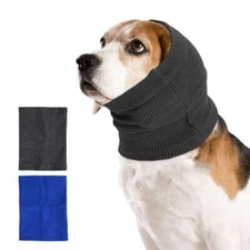 Dog Neck Warmer Dog Earmuffs Noise Ear Protection Pet Head Cover Pet Scarf