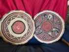 VTG 2 Big Coiled Baskets Hand-Woven — photo 1
