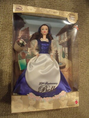 バービー 美女と野獣 ベル 10anniversary Disney Beauty and the Beast 10th Anniversary Belle doll 2002