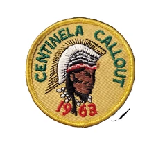 1963 Centinela Callout Patch 3 Inch Round