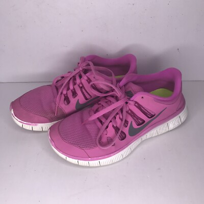 NIKE Free run Flyknit womens running shoes US sneakers pink