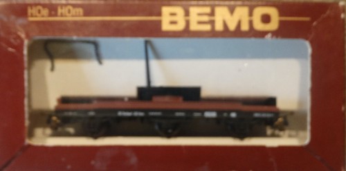 BEMO   2006813   (Spur H0m)    Drehschemelwagen + OVP | Zustand: Gebraucht