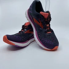Brooks Womens Transcend 6 1202871B080 Black Purple Running Shoes Size 8