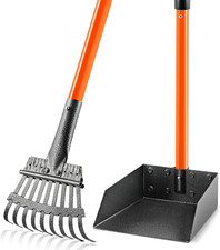 Pooper Scooper, Long Handle Dog Pooper Scooper for Medium Small Dogs Heavy Duty,