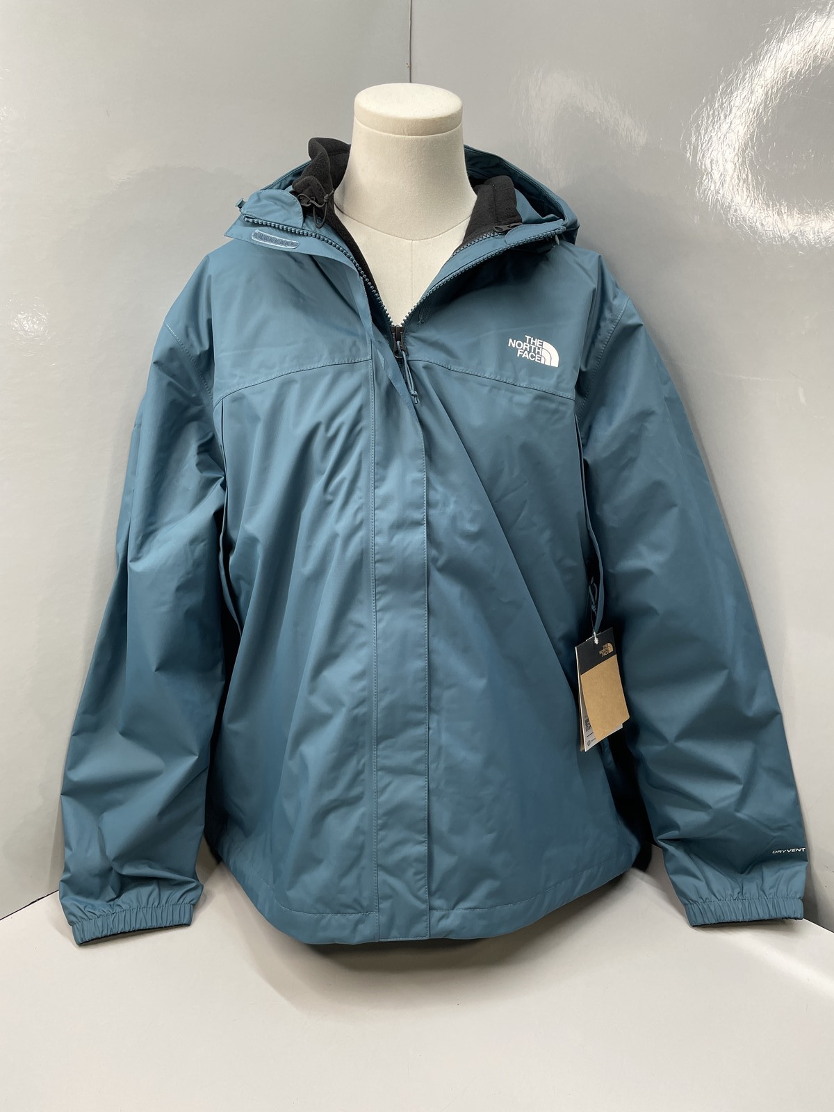 The North Face Womens Jacket Space Blue Size XXL Antora Triclimate Fleece Lined