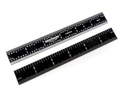 466675 Rigid 4R 6 Inch Machinist Rule with 1/8, 1/16, 1/32 and 1/64 Markings ...