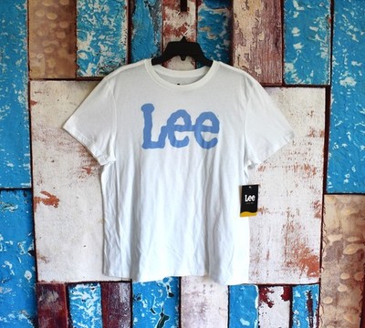 Women's Lee Missy T-Shirt Crew Neck Light Weight Logo Tee XXXLARGE White NEW