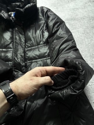 Vintage 90s Burberry Blue Label Down Puffer Designer Jacket