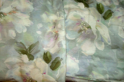 NWT Curated Kravet 2 pc Window Curtains Pastel Floral room Darkening 50 x 84'' lg
