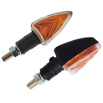 77206002 PAAR SCHWARZE BLINKER KURZER STIEL ZUGELASSEN APRILIA Shiver