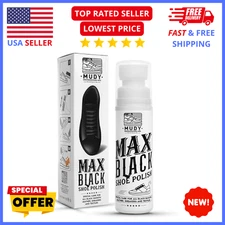 MUDY Max Black Shoe Cream Polish – Restore Shine, Protect Leather & Sneakers