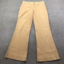 Vintage Theory Pants Womens 0 Beige Wide Leg Chino Twill Dress Work Pockets