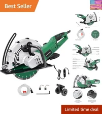 2600W Electric Cut-off Saw - Versatile 14-Inch Blade for Masonry & Metal Working