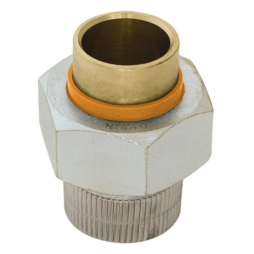 Dielectric Union 3/4 Inch FIP x 3/4 Inch Solder Brass 20503 Plumbing Fitting