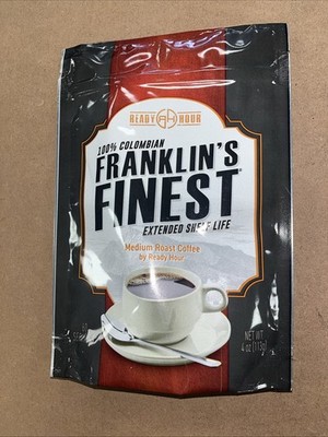 Franklin's Finest Survival Coffee 60 Serving Pouch 25-year Shelf Life Emergency