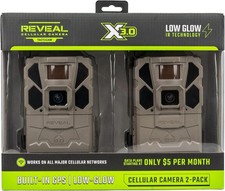 TACTACAM Reveal X 3.0 2-Pack Cellular Trail Camera NEW FREE SHIPPING