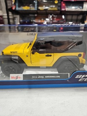 NEW MAISTO 1:18 DIE-CAST SPECIAL EDITION 2014 JEEP WRANGLER IN