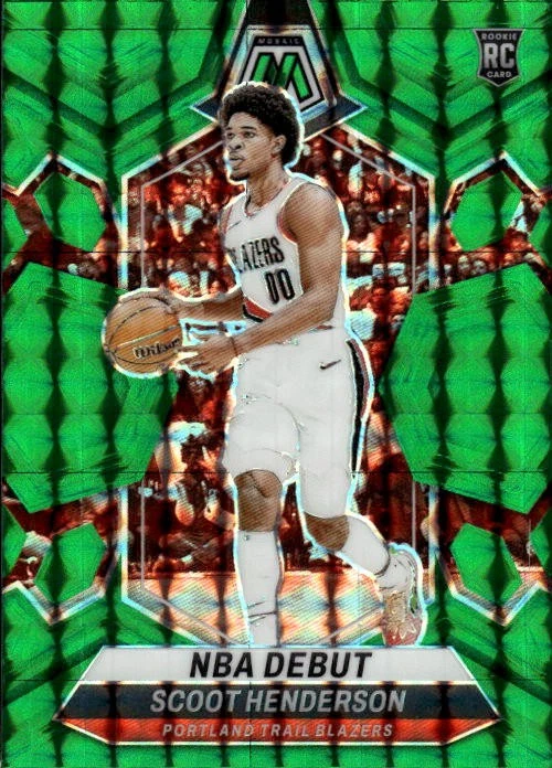 2023-24 Panini Mosaic Scoot Henderson #216 Mosaic Portland Trail Blazers 21O