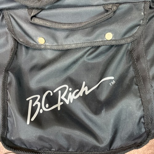 B.C.Rich Mockingbird Electric Guitar Black With Case Stand From JAPAN - Picture 5 of 11