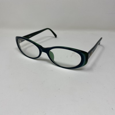 Gianni Versace Italy Mod V 24 Col A57 52/17 Green Blue WOMENS Eyeglasses RF81