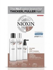 Nioxin System 3 Trial Kit Colored Hair Light Thinning 38 MSRP NIB