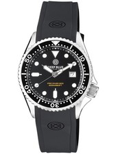 NEW Deep Blue Pro Diver 200 Quartz 200M Sapphire Crystal Box Papers Complete Set