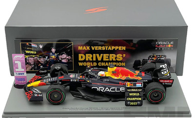 Spark Oracle Red Bull Racing RB18 No. 1 Winner Japanese GP 2022, Model# 18S774