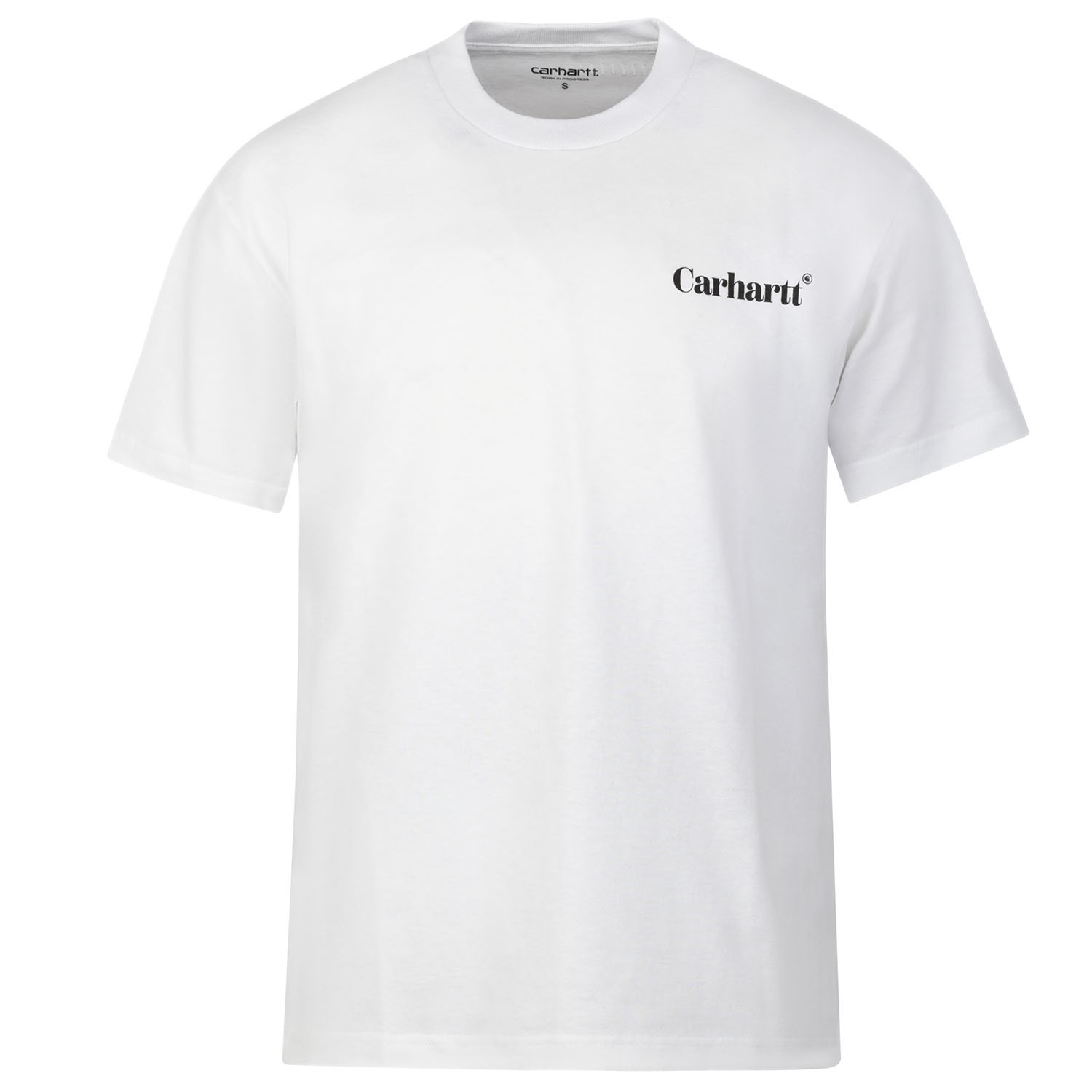 Футболка с рисунком утки Carhartt WIP Fold белая - Футболка Grafik свободного кроя 8590₽