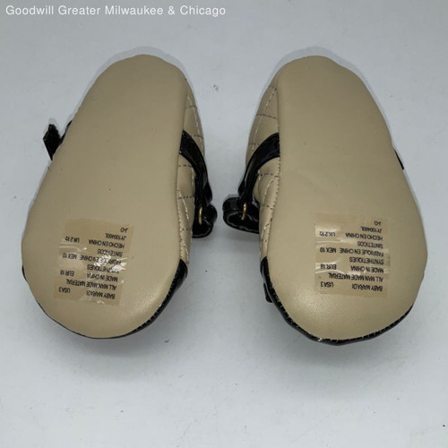 Michael Kors Kleinkind Mädchen Mary Jane Ballerinas Mara Di runde Spitze schwarz hellbraun Größe 3 - Bild 4 von 5