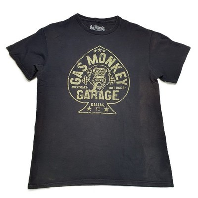 Gas Monkey Garage T Shirt Herren M Dallas Texas Hot Rod Graphic Tee Used Look