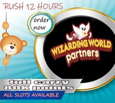 MONOPOLY GO PARTNERS EVENT - WIZARDING WORLD PARTNERS - FULL CARRY 80K POINTS