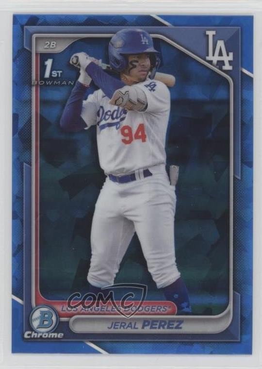2024 Bowman Chrome Sapphire Edition Prospects Jeral Perez #BCP-158 19gi