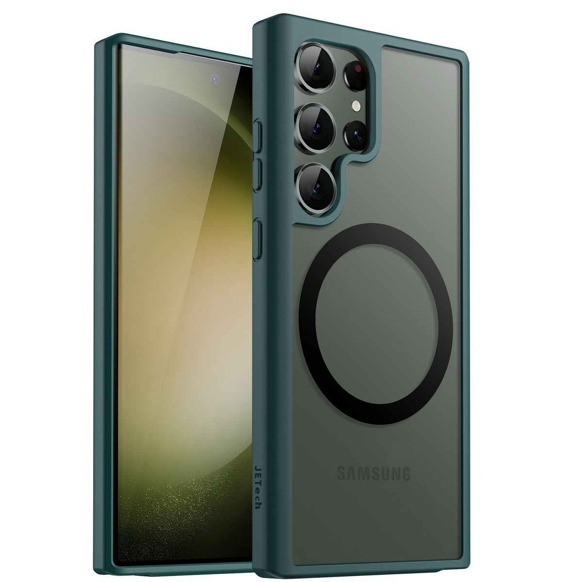 Magnetic Case for Samsung Galaxy S23 Ultra 5G 6.8-Inch, Compatible